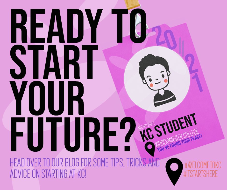 KidderminstColl's tweet photo. So as you can imagine, KC isn’t like school. Here, you get a lot more independence, you make your own decisions, you’re responsible for carving out your own future. But we’re on hand to help and guide you, always!

https://t.co/cOxCXsP0Tr
#ItStartsHere #FindYourPlace #WelcomeToKC https://t.co/waNthwdOel