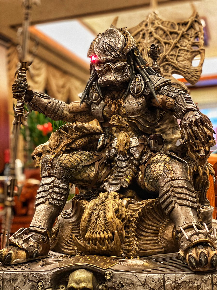 MUSES691's tweet photo. #YautjaThrone coming soon 😈 
• MUSES69 
• WeChat：MUSES69STUDIO
• Weibo：MUSES69
• Ins : muses69studio
#muses69##alien #aliens #hrgiger#giger #hrgigermuseum#xeno#xenomorph#Yautja#Statue#dark#art#metal#toys#blackart#Predator#collectors#collectibles#customization#statue#horror https://t.co/N2qQqEDKMx
