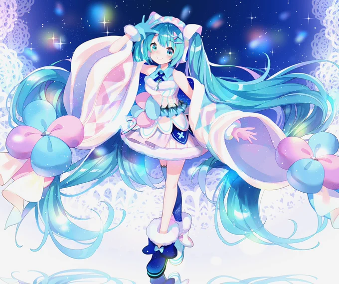 冬まつりちゃん!モコモコでかわよい⛄
 #マジカルミライ2020 
