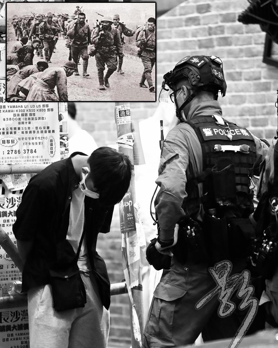 Hang_LCH's tweet photo. History repeats.
#History #HongKongProtests #FightForFreedom #StandWithHongKong #StandWithHK #Police #PoliceBrutality #CCP https://t.co/QxnM6ki798