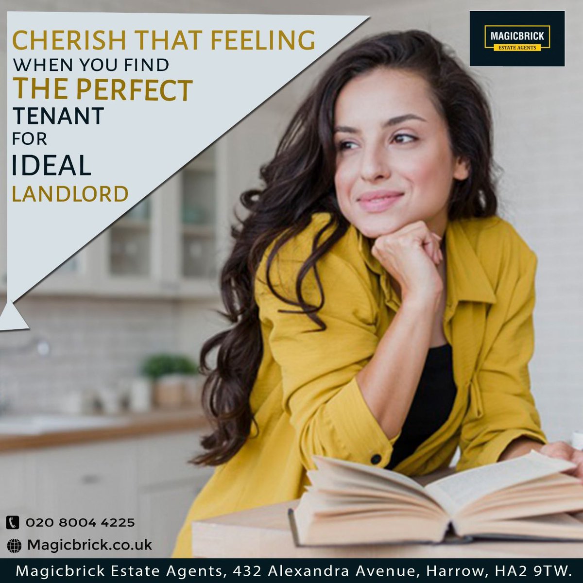 MagicbrickA's tweet image. Pleasure in the job puts perfection in the work.

#magicbrickestateagents #landlord #satisfication #satisficationguranteed #tenantimprovement #ideal #perfect #london #england #unitedkingdom  #propertymanagement #propertymanager #investing #investment #landlordproblems #landlords