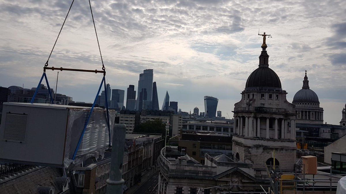 mala_info's tweet photo. MALA Engineering successfully installing the packaged plant room at 16 Old Bailey #engineering #fitout #londonfitout https://t.co/ca8vc6RHpD