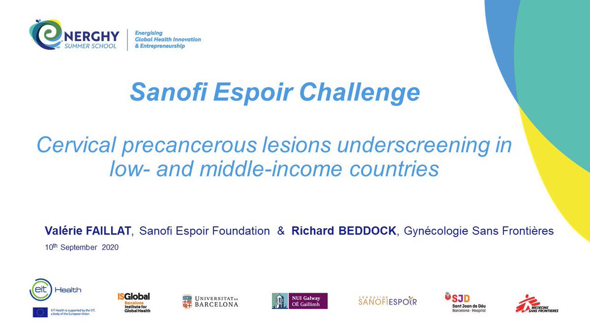 “Cervical cancer underscreening in developing countries is an ongoing health challenge” says Valérie <a href="/Faillat3/">Faillat</a>, Head of the #SanofiEspoir Foundation, at #ENERGHY2020 Barcelona Summer School
youtube.com/watch?v=fyPNRZ…
<a href="/ISGLOBALorg/">ISGlobal</a>
#ENERGHY
<a href="/EITHealth/">EIT Health</a>
<a href="/SanofiES/">Sanofi España</a>
#GlobalHealth