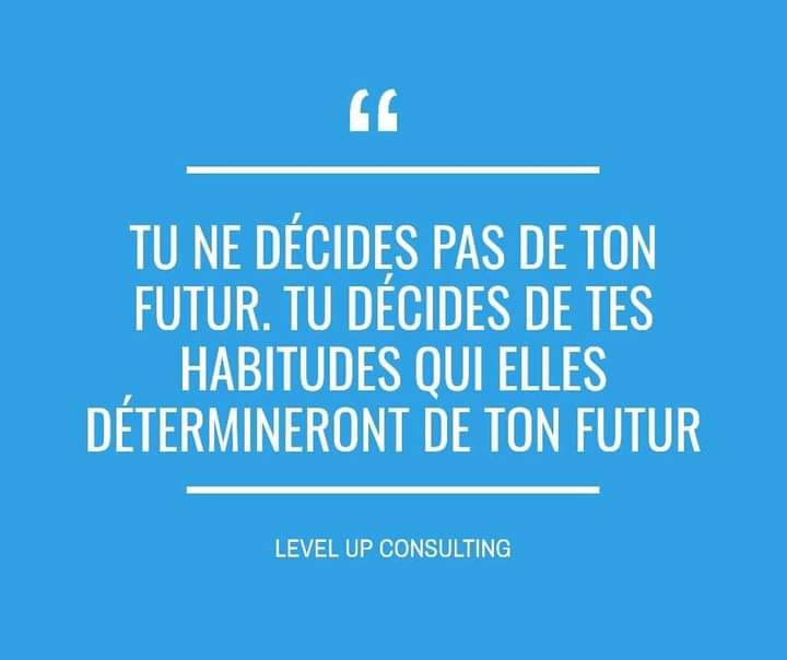 LevelUpConsult5's tweet photo. #mondaymotivation 

De bonnes habitudes conditionnent notre futur.
 
Décidons de débuter cette semaine armé de bonnes pratiques. 

Excellent lundi.

 #levelup #MondayMotivaton #Elites #LaProductionNestPasUnDelit https://t.co/MVkOyUMUfI