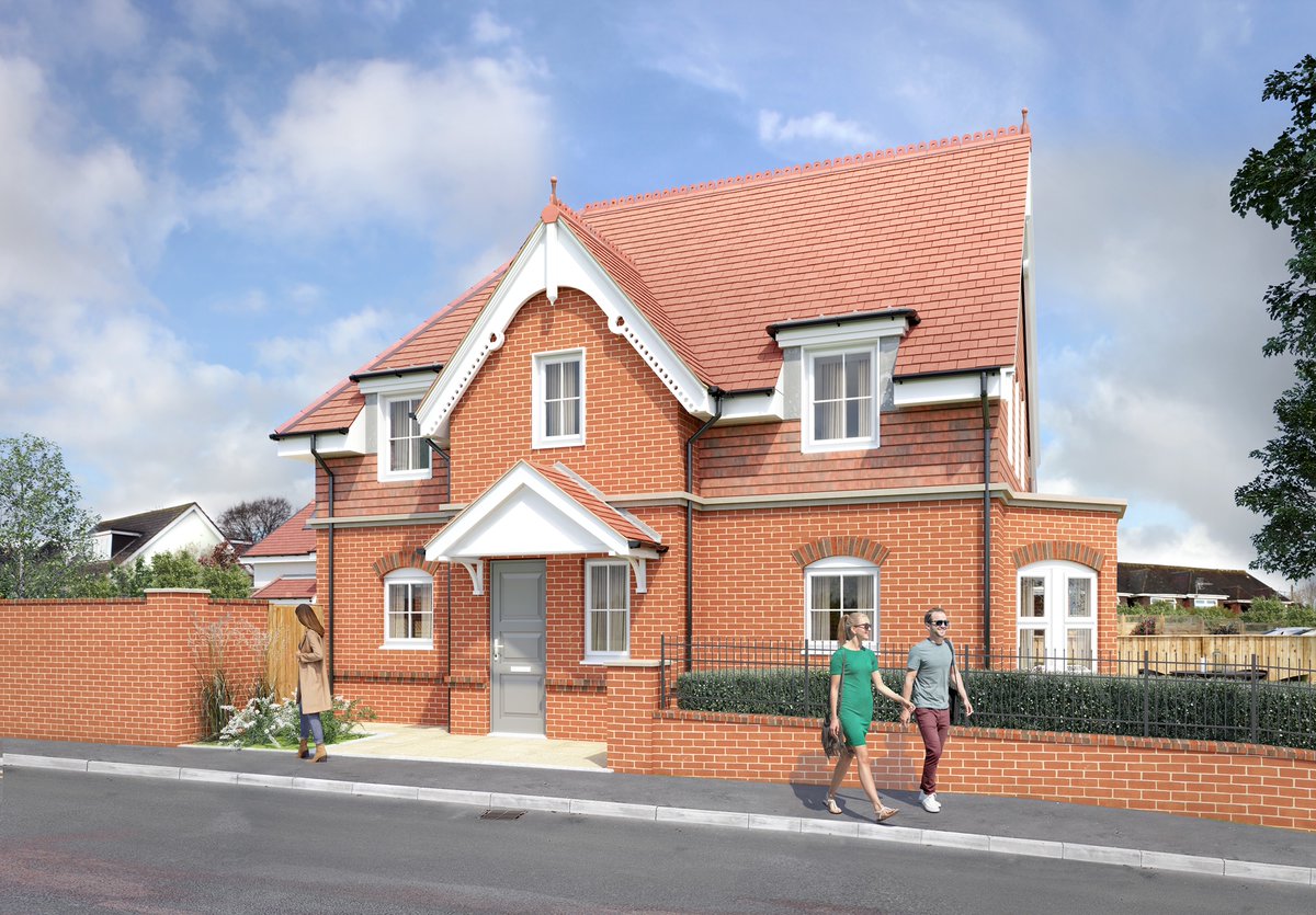DavidJamesArc's tweet photo. Another recent approval for multiple units; this #traditional scheme of 17 dwellings comprises both houses and #apartments.  Designed by DJA for Holton Homes in association with Ashdrew Homes, the scheme is located near the #BearCross area of #Bournemouth. https://t.co/aibEMGX3J5