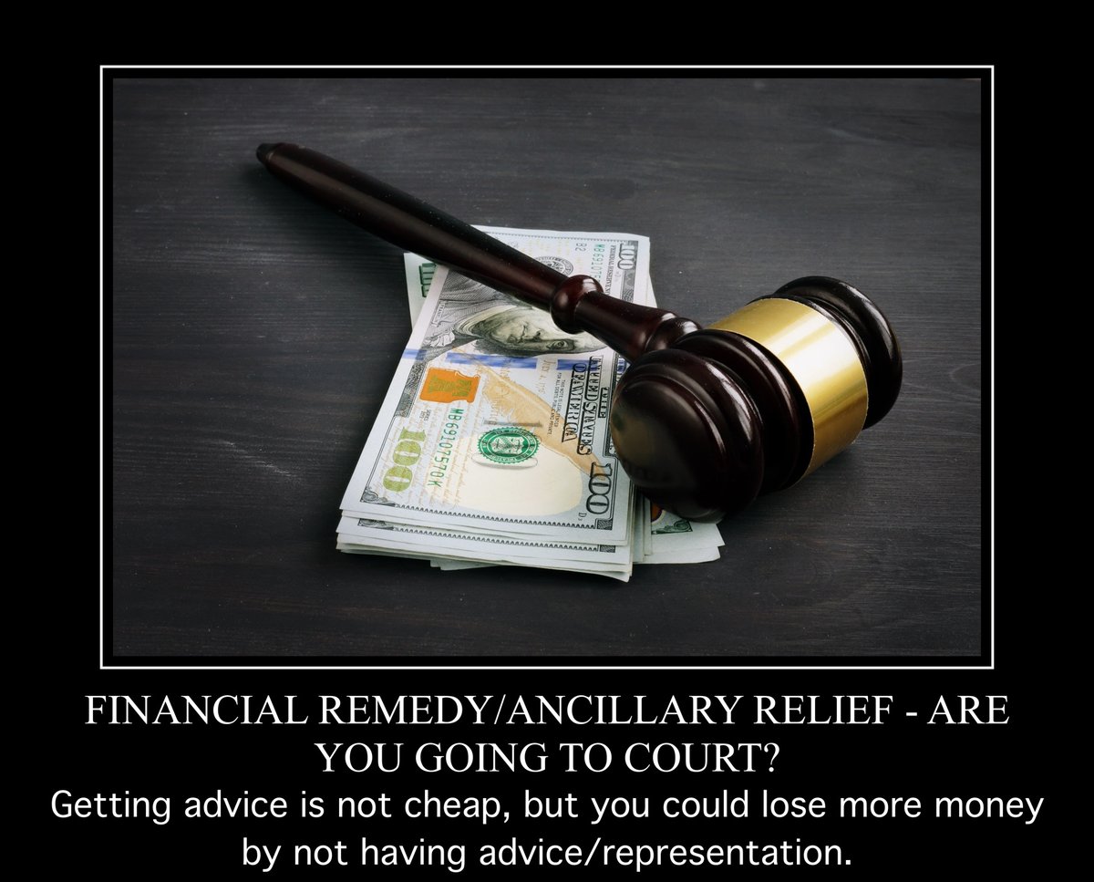 NjPSolicitors's tweet image. #finanicalremedy #financialremedyorder #ancillaryrelief
#negotiation #financesondivorce #divorce #courtorder