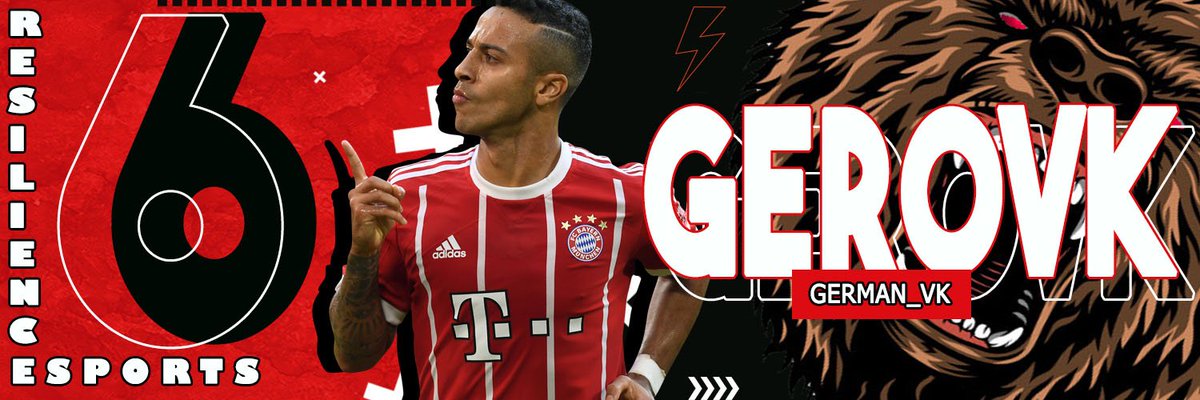 DesignerPollito's tweet image. Banner para el nuevo fichaje de Resilience eSports @German_vk