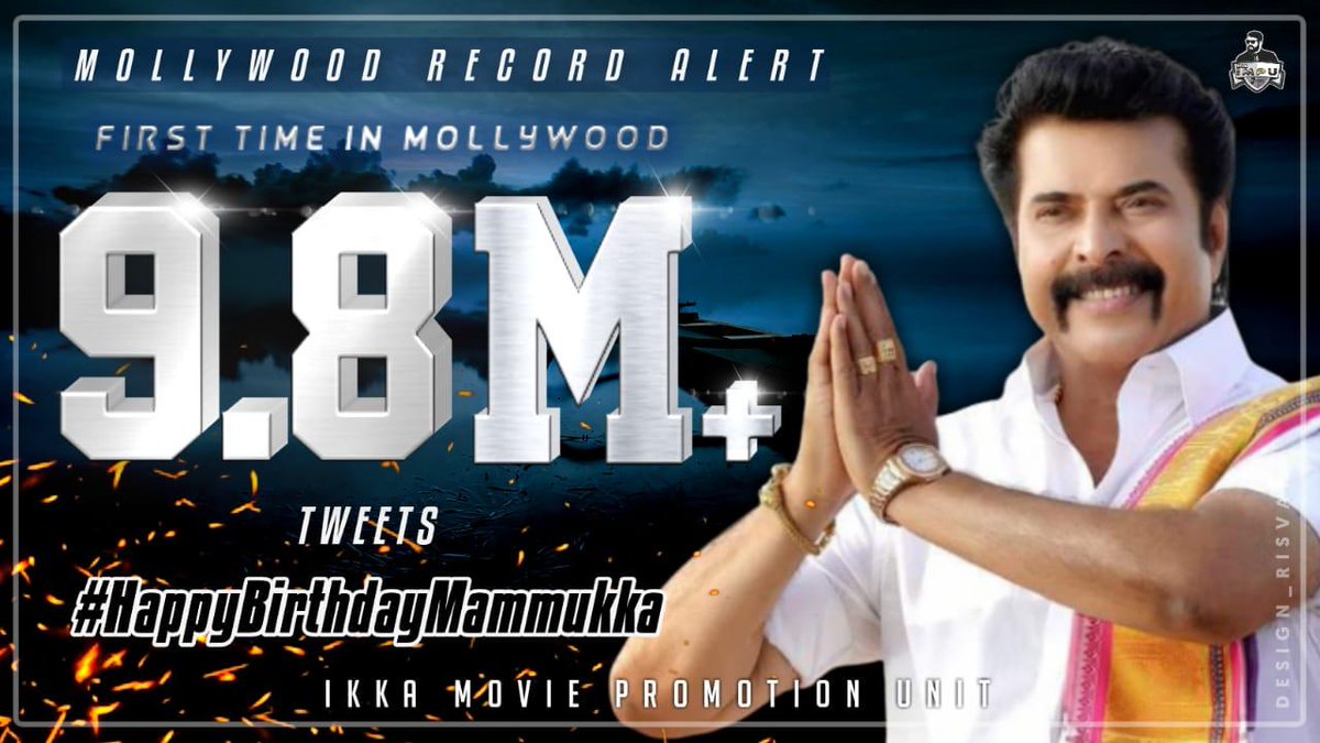 WUtalking's tweet photo. 9.8M TWEETSDusted..!!
I We Already Won the Battle...go for 10m🔥🔥🔥

#HappyBirthdayMammukka https://t.co/1YcT5cWE0f