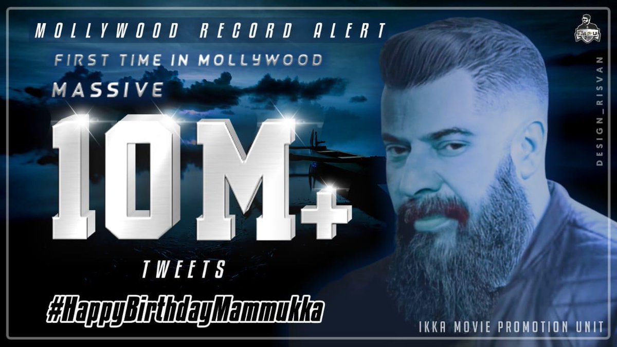 sahoodshazz's tweet photo. 10 m tweet and counting 💥
Only few min left
Ikka fans on fire 🔥
#HappyBirthdayMammukka 
Record alert 💥
Max retweet https://t.co/5JOeJIdNmL
