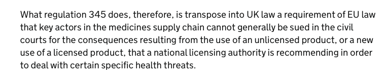 damo_war's tweet image. Don't want to come across all David Icke, but this is worrying. 
Unlicensed vaccines with no liability for the consequences.
#vaccineuk
gov.uk/government/con…