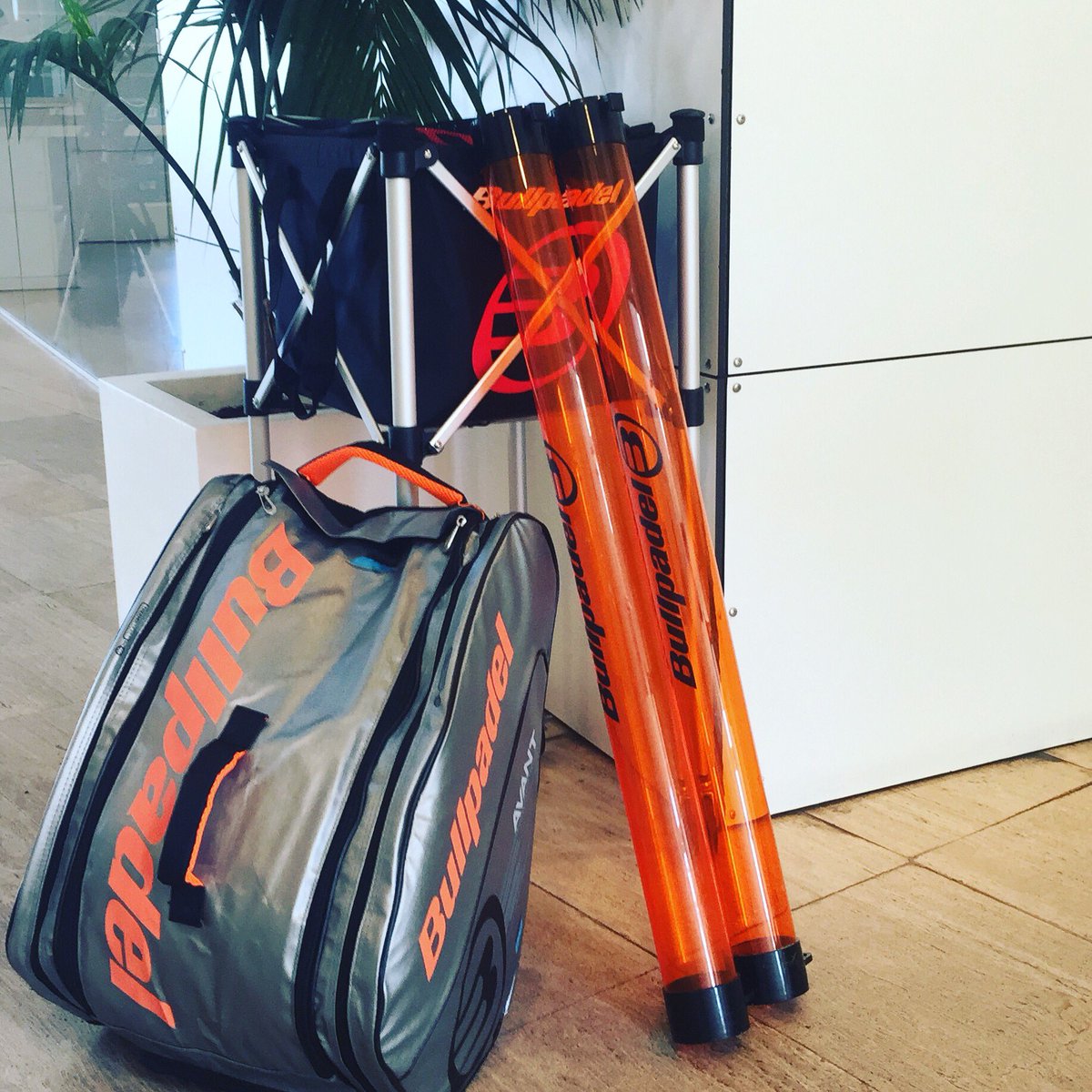 Equipment ready for next training session 💪🏼🎾 <a href="/bullpadelsport/">Bullpadel</a> <a href="/PadelMoraleja/">La Moraleja Club de Pádel 🎾</a>
