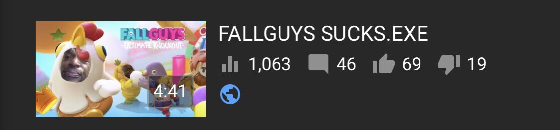 riskjitsu's tweet photo. 1K on the new video you guys are killing it! No I don’t think fall guys is a bad game 💀 https://t.co/IaSiTgQ1sJ
