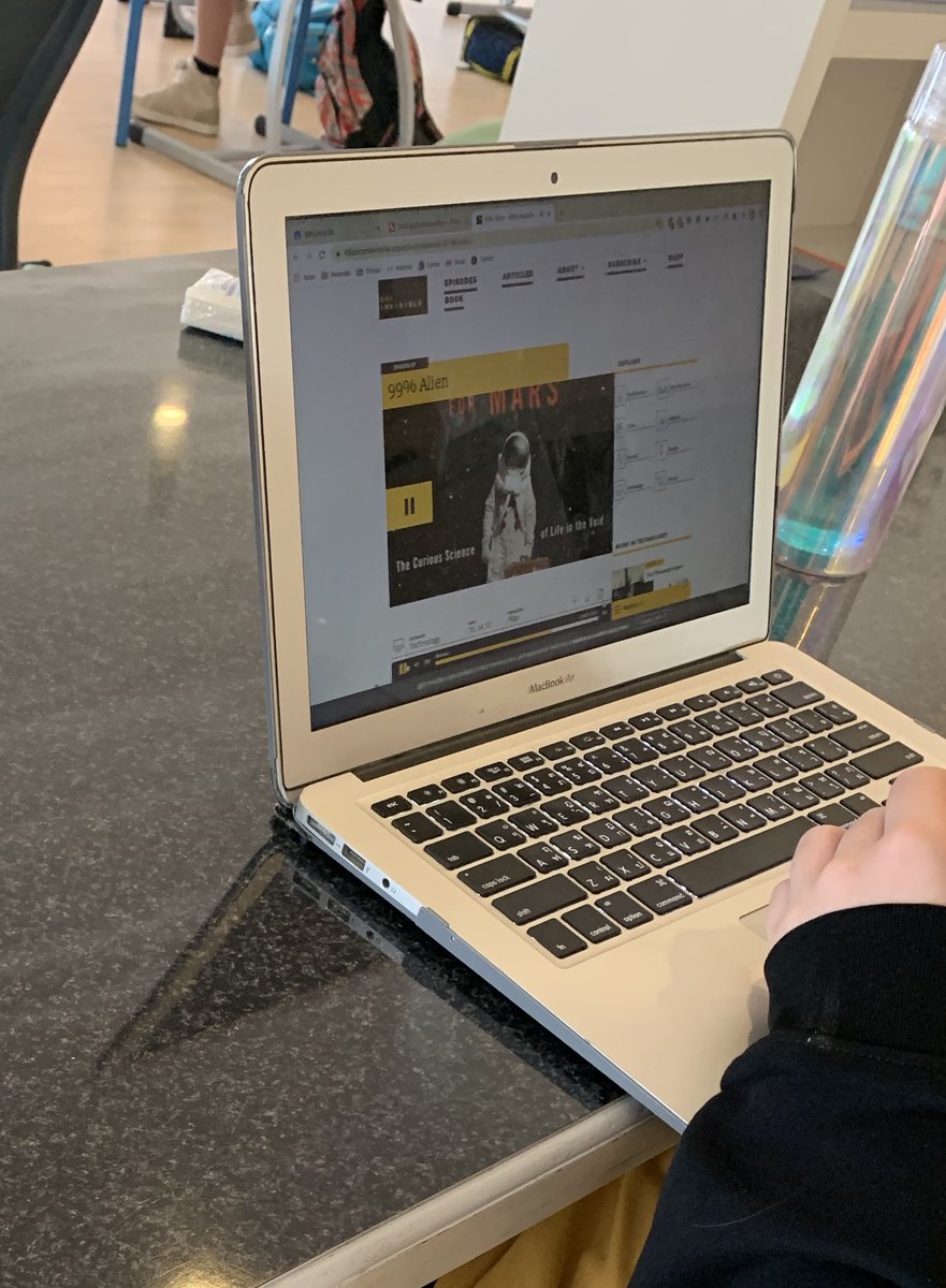 rharwood17's tweet photo. Introducing my students to @99piorg today. Listening to Ep 7 Alien or Ep 4 Details & thinking about the #design cycle #podcastedu #MSDesignACS https://t.co/rCP7eQSxOH
