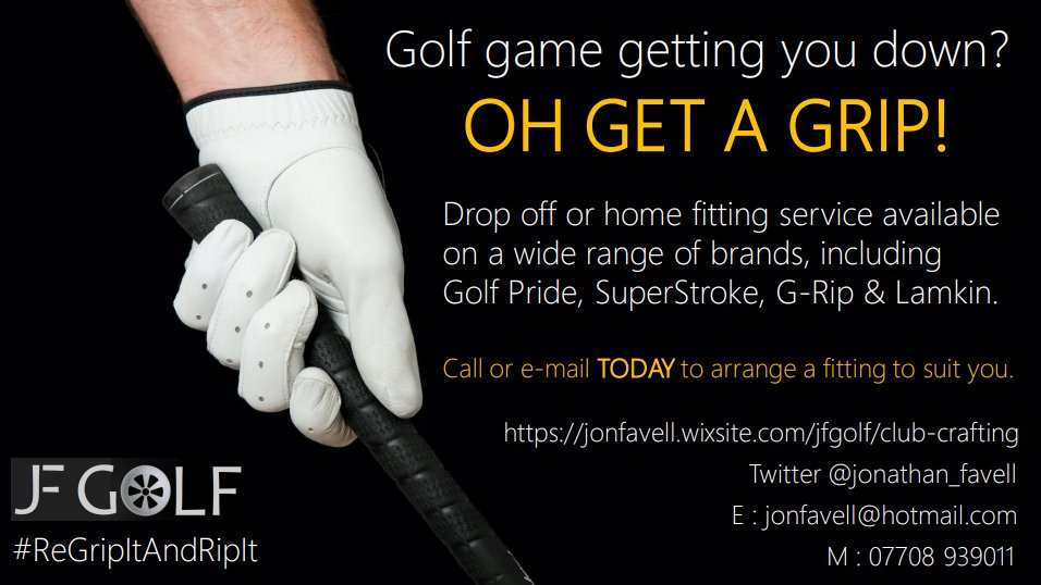 #Leatherhead #golf #regrips #clubcrafting #Fetcham #Bookham