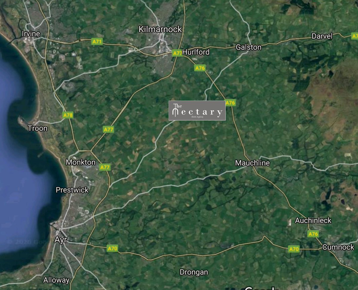 We are located within the historic Carnell Estates so we are well placed to offer #FREEFLOWERDELIVERY across most of #EastAyrshire, lots of #SouthAyrshire &amp; parts of #NorthAyrshire. If you're on the map – next day or future DELIVERY IS ON US!

nectaryflowers.co.uk