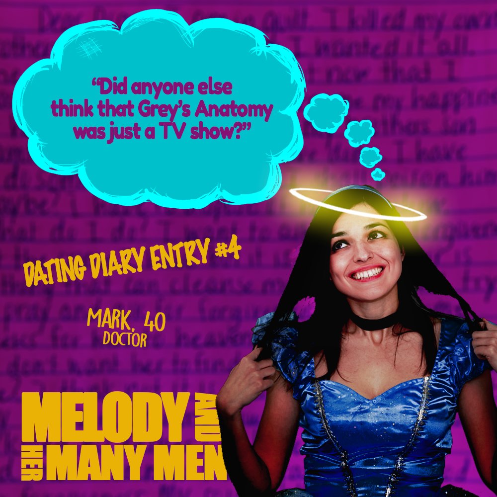 When Melody Met…
Mark, 40, Doctor 

“Did anyone else think that Grey’s Anatomy was just a TV show?” 
#MondayMotivation