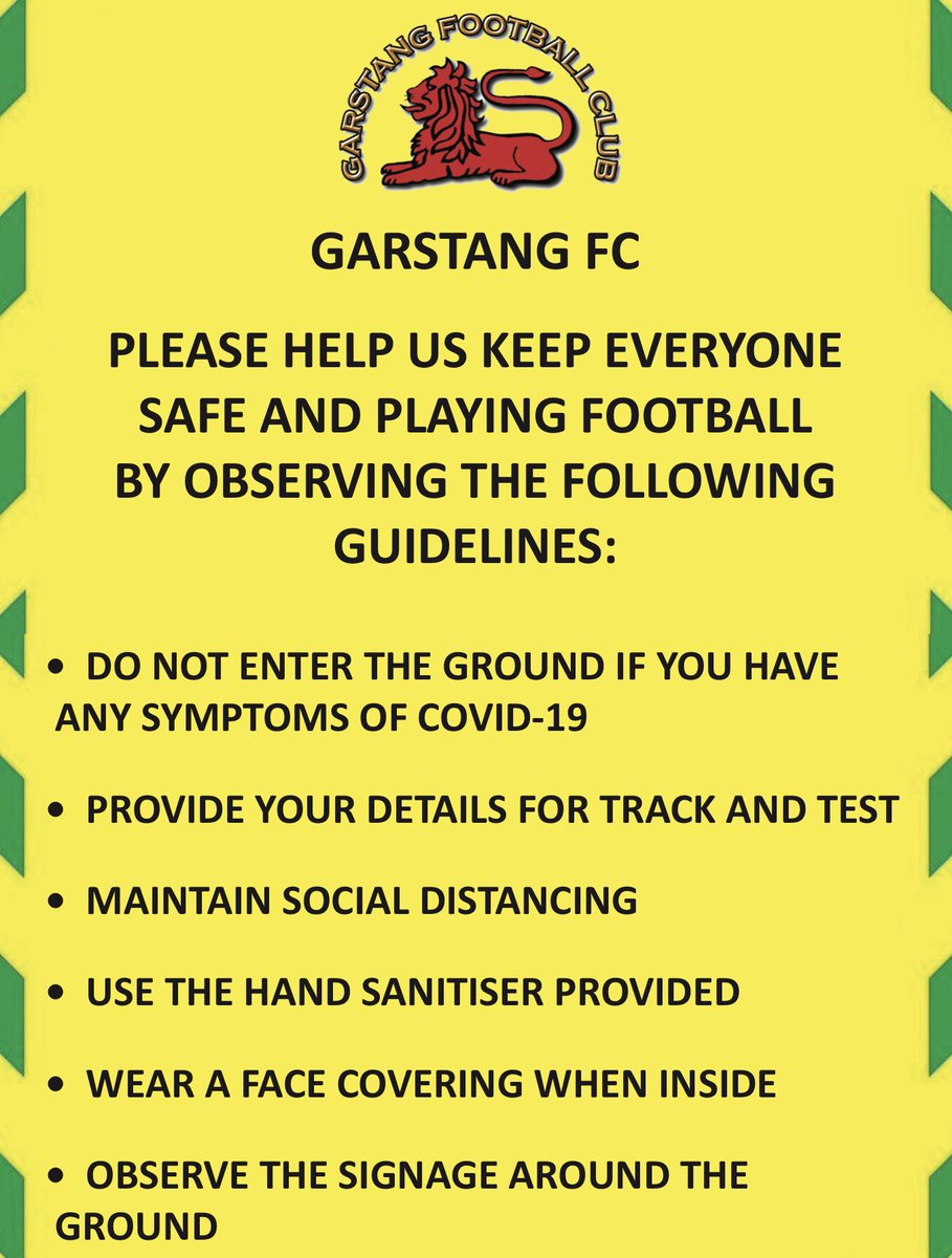 GarstangFC's tweet photo. Garstang Football Club, RETURN OF SPECTATORS TO THE RIVERSIDE-WHAT YOU NEED TO KNOW https://t.co/Dh9xtn6zsT https://t.co/L2KTJieKsg