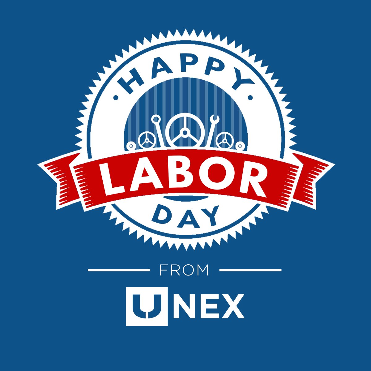UNEX's tweet photo. Happy Labor Day! Our office and manufacturing facility is closed today, September 7. We will reopen 9/8 at 8:30am. Stay Safe!
#UNEX #LaborDay20 https://t.co/9Pd0jLWnli