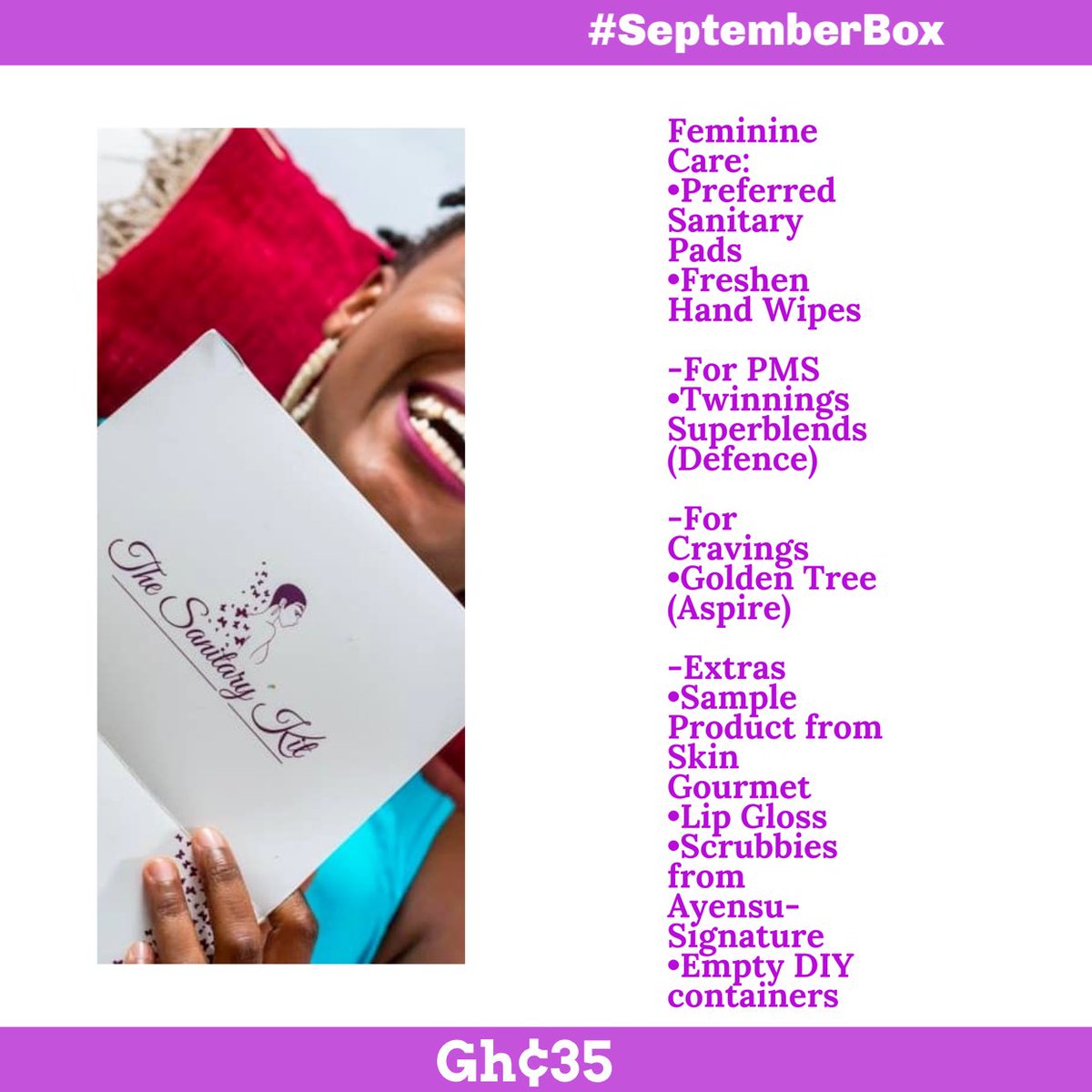 thesanitarykit's tweet photo. September💖💖💖💖💖

#thesanitarykit
#SeptemberBox
#PeriodCareBox https://t.co/lj34FvdR1Q