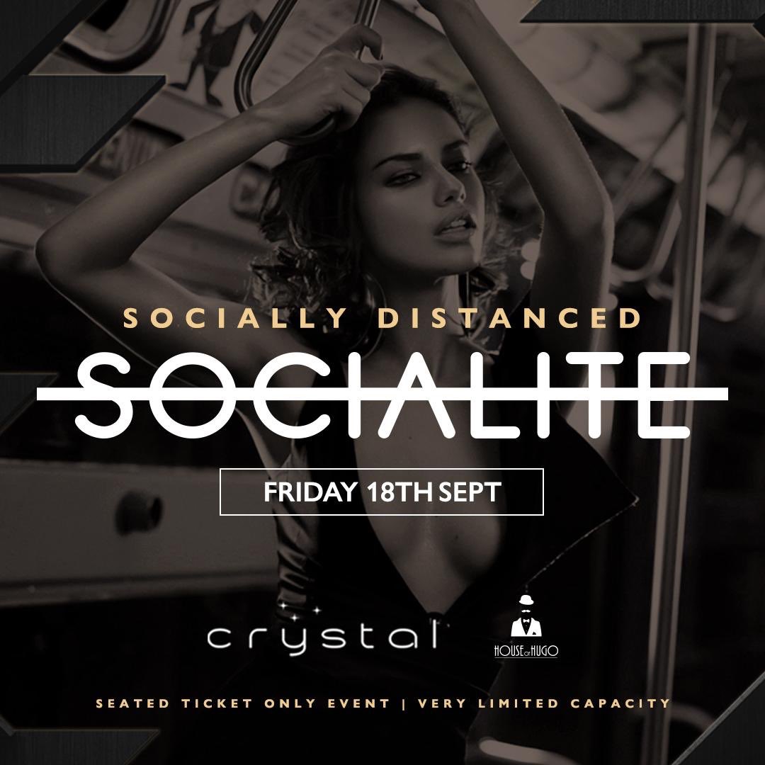We are back but different, Socialite goes socially distanced! 🤟🏼 join us for our relaunch Friday the 18th September as we welcome back all our regular faces and <a href="/DJMarlsofficial/">DJMarls 🇯🇲</a> 😈 

Tickets / tables on sale now
organisedchaosevents.co.uk
