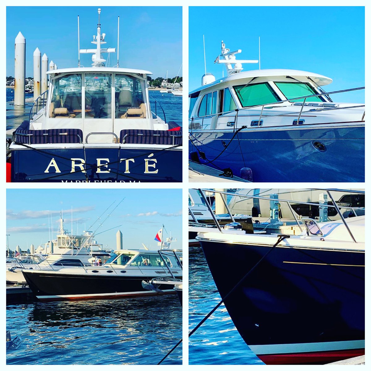 bostonyacht's tweet photo. Broker Andrew Savage was in #Provincetown for the weekend on his Back Cove 37 Downeast, as were a few members of the Boston Yacht boating family: on one side our customers Sabre Yachts 66 (that hull color!)on the other a BC 37 (forever classic!)#sabreyachts #backcoveyachts https://t.co/P5pphJJxlB
