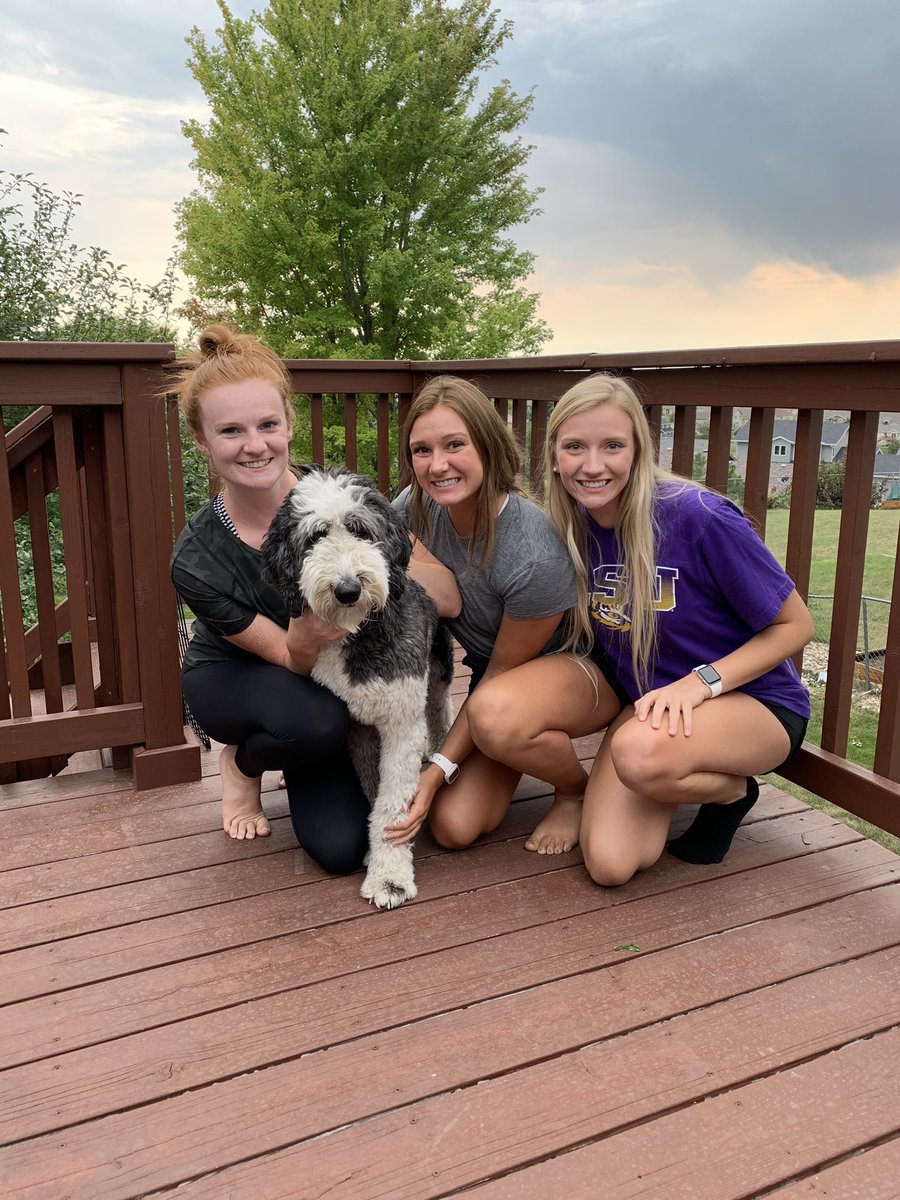 ShawnMarko's tweet photo. Very fortunate to have all three girls home this weekend.  It’s not lost on the old man that these days and times will become fewer and fewer.  @JessieMarkovic #Winnie. https://t.co/4lDrzm4Ig3