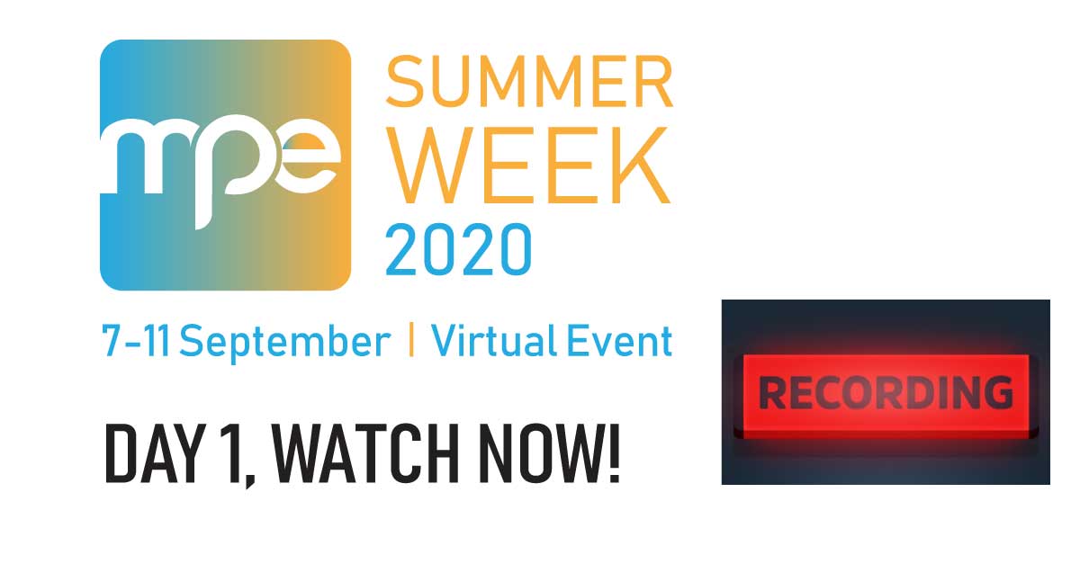 mpecosystem's tweet photo. Thank you for joining us today on Day 1 @ #mpesummerweek. It has been an exciting afternoon but we hope you enjoyed it as much as we did!
Missed any of today's #mpesummerweek sessions?
Watch it now> Session 1: https://t.co/e9DYxGz1MT
& Session : https://t.co/hK7QfqkZYn https://t.co/EzJcXCEWfM