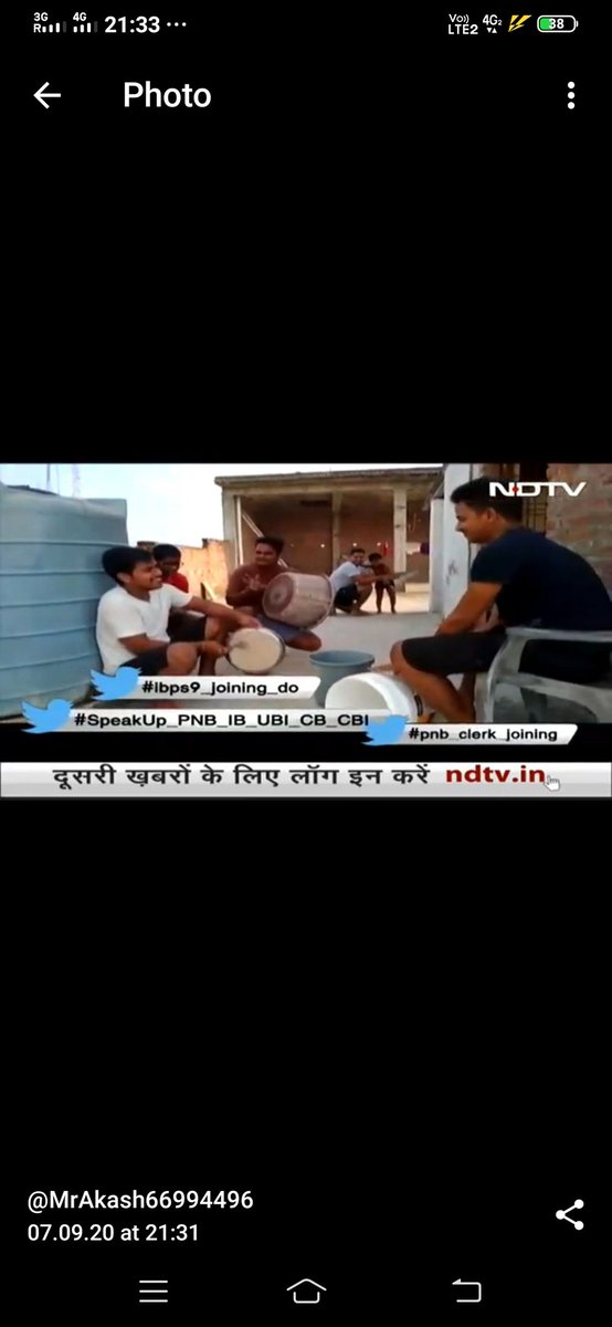 Abhishe32556362's tweet photo. Thanku sir @ravishndtv 
#SpeakUp_PNB_IB_UBI_CB_CBI 
#ibps9_joining_do 
Thanku @ndtv https://t.co/rw75lHb9Pv