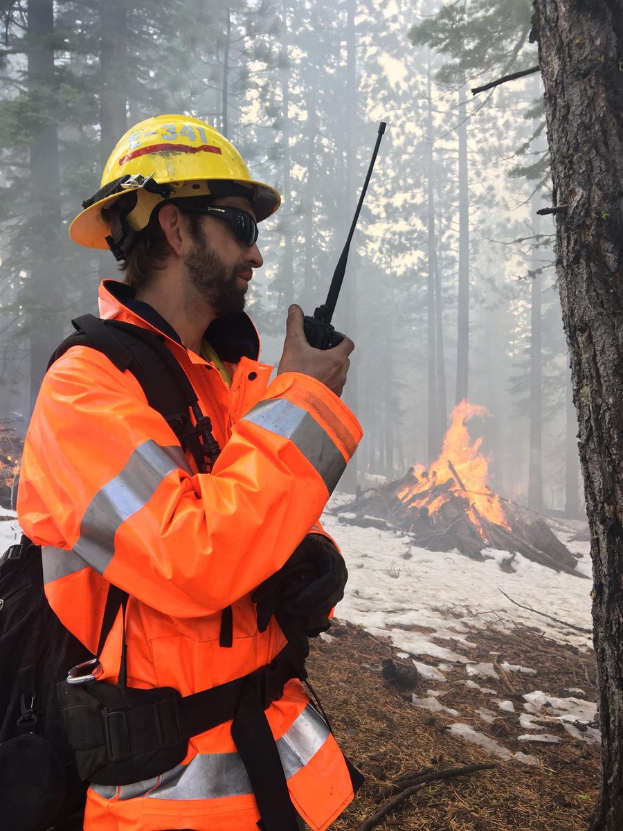 LakeTahoeUSFS's tweet photo. This #LaborDay, join us in celebrating our dedicated, hardworking U.S. Forest Service wildland firefighters who work the front lines under extreme conditions to keep our communities safe from wildfire. #FireYear2020 https://t.co/xkv4nOW7rN