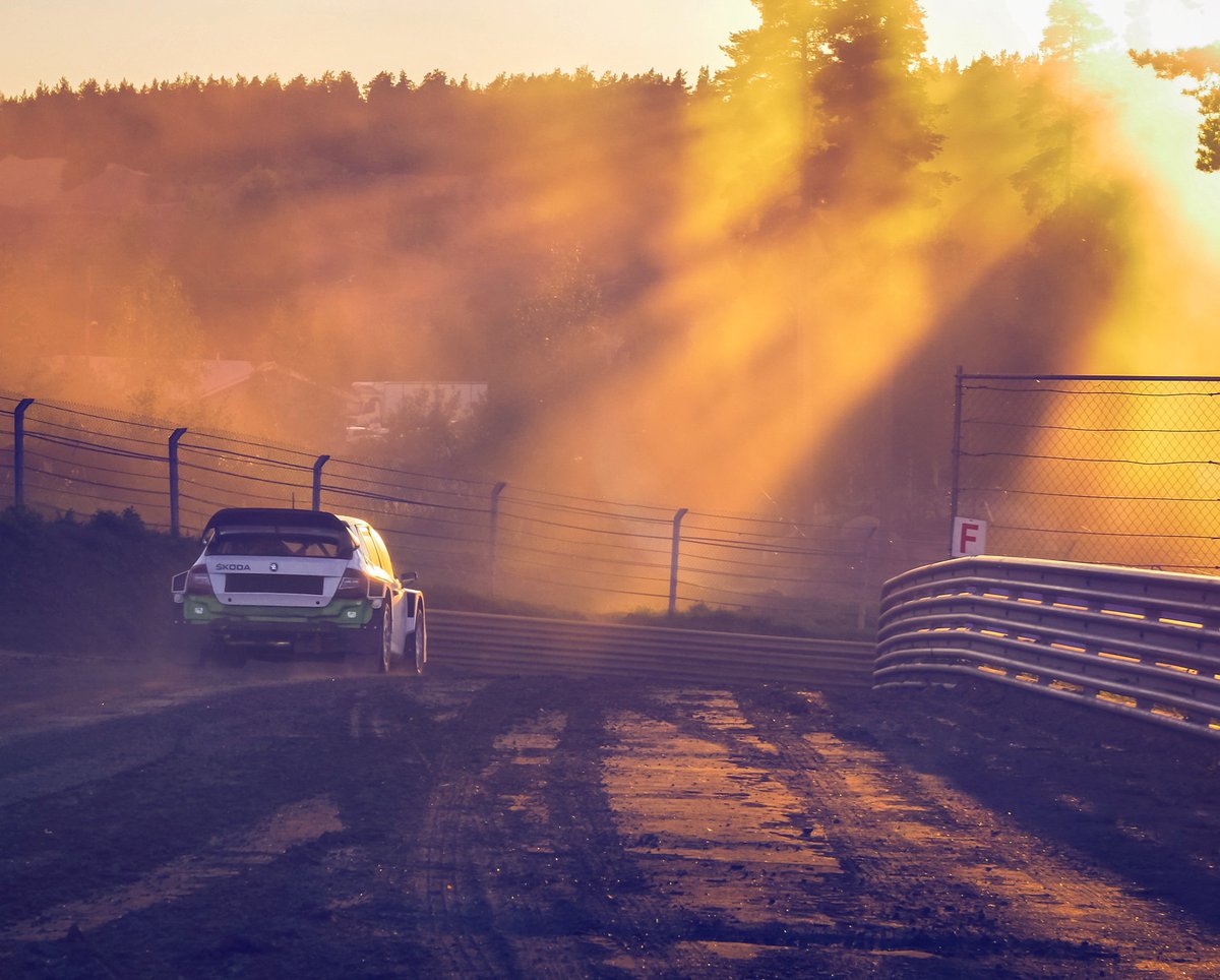 A date with the sunset.

#WorldRX <a href="/ReinisNitissRX/">Reinis Nitišs RX</a>