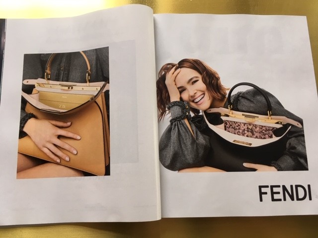 Oh look! As you go nowhere in the pandemic, you can monogram your  @Fendi handbag so it makes you feel really good as it sits in your closet   @condenast  @voguemagazine  #VogueHope  #SeptemberIssue