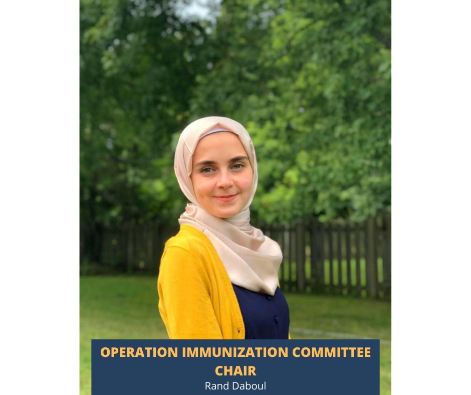 MichiganSNPhA's tweet photo. Meet Operation Immunization Committee Chair, Rand Daboul who is excited to see the impact we will make this year as a chapter.
"I’m looking forward to advocating for vaccinations in these communities."

#SNPhA https://t.co/nOc9SOhFxH