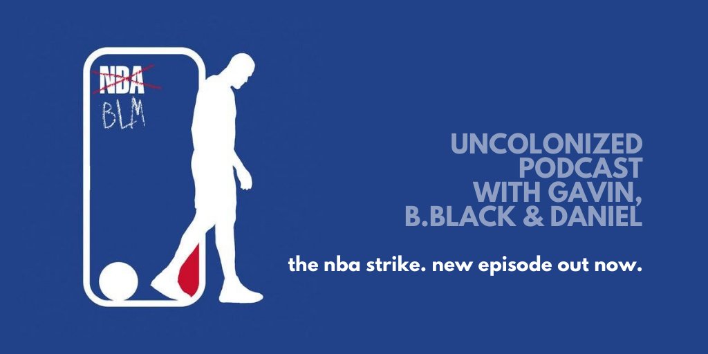 UncolonizedPod's tweet image. We talked about the #NBA walkout this episode. We looked at it’s strategy and long term effects with regards to the #BLMprotest @TheYungGuard @bblizak 

podcasts.apple.com/ca/podcast/unc…

#podernFamily #Podcastsincolor #chonilla