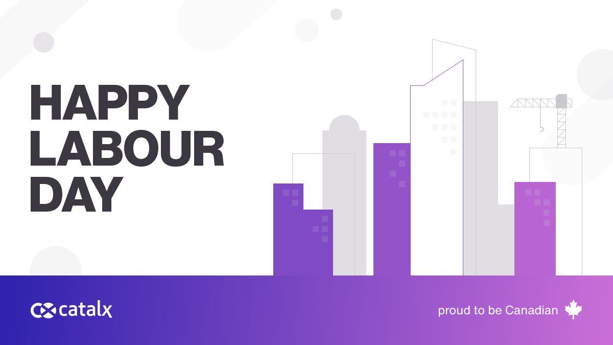 CatalyxExchange's tweet photo. On this Labour Day, we'd like to thank all the essential workers who have kept us safe and our country moving throughout the pandemic. We're incredibly grateful for your sacrifices.
Have a safe and happy Labour Day, everyone!  

#ThankYouEssentialWorkers #LabourDay2020 #CatalX https://t.co/NEqYJ4VFp3