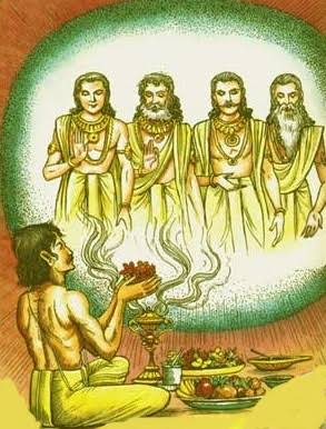 Every human should perform 5 yagnyas during the journey of lifeDeva Yagna (worship of Devas)Pitru Yagna (worship of one's forefathers)Bhuta Yagna (worship of other beings)Manushya Yagna (worship of fellow humans)Bramha Yagna (worship of knowledge)