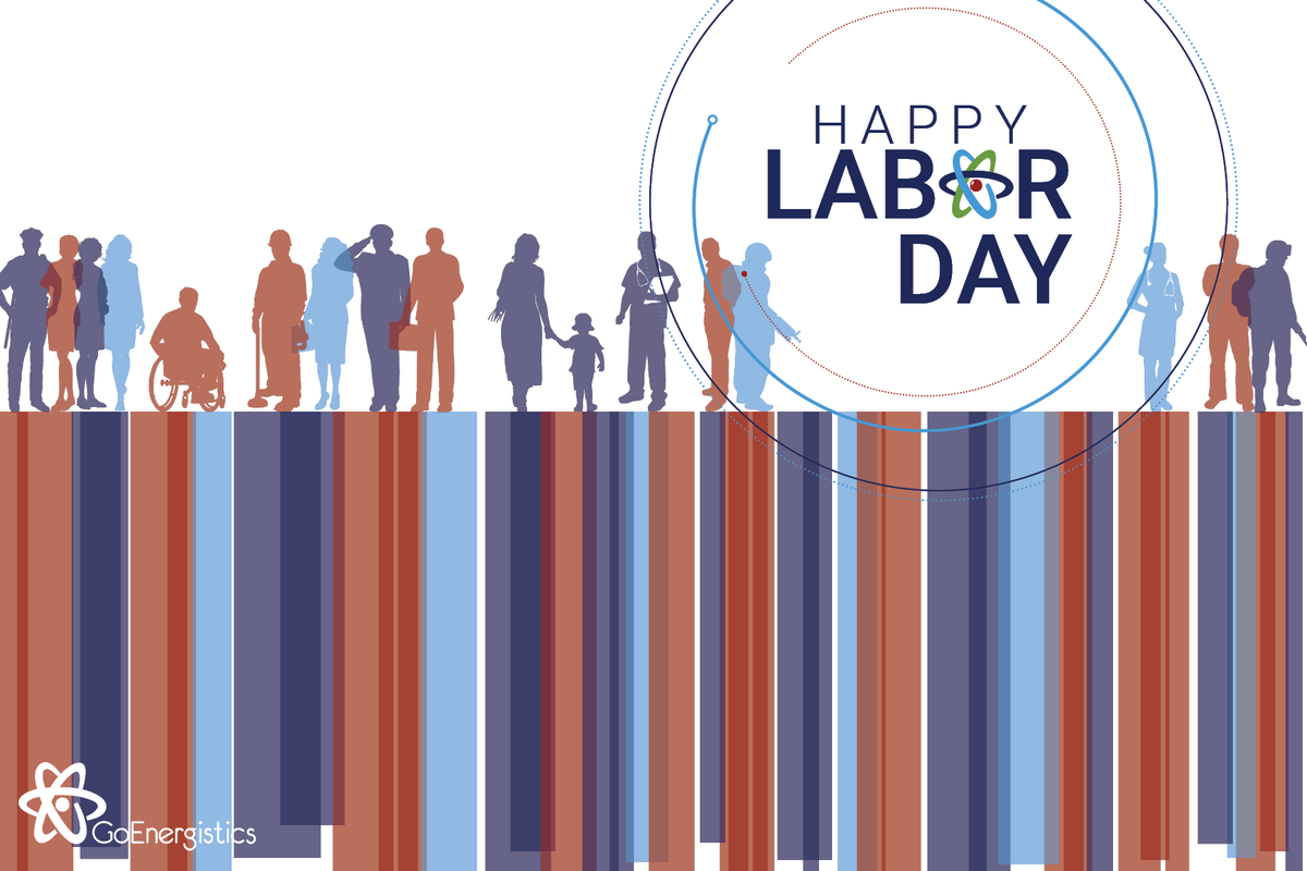 GoEnergistics's tweet photo. Wishing all a safe and Happy #LaborDay from #GoEnergistics! https://t.co/UlHQhlwsDO