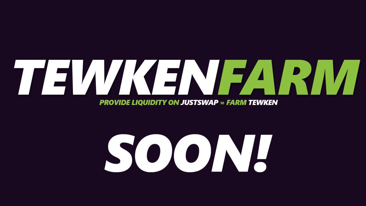 tewkenaire's tweet photo. Yield Farming is coming to Tewkenaire!๐
https://t.co/fAZvlFkouX https://t.co/tScymDvRBM