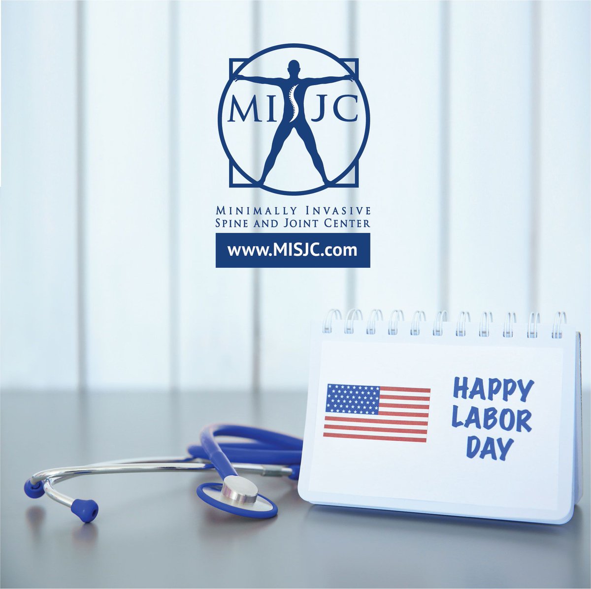 misjc's tweet image. Wishing everyone a Happy Labor Day!
.
.
#LaborDay #MISJC #DrKatzell #minimallyinvasive #minimallyinvasivespinesurgery #minimallyinvasivesurgery #lumbarspondylosis #lumbarpaintreatment #backpainrelief #lowbackpain #medicaleducation #medicaltips