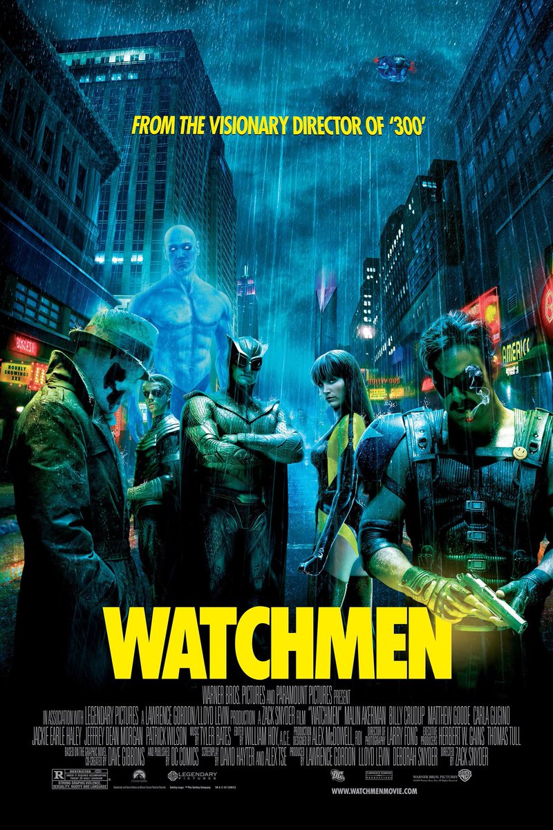 9/7/20 (first viewing) - Watchmen (2009) Dir. Zack Snyder