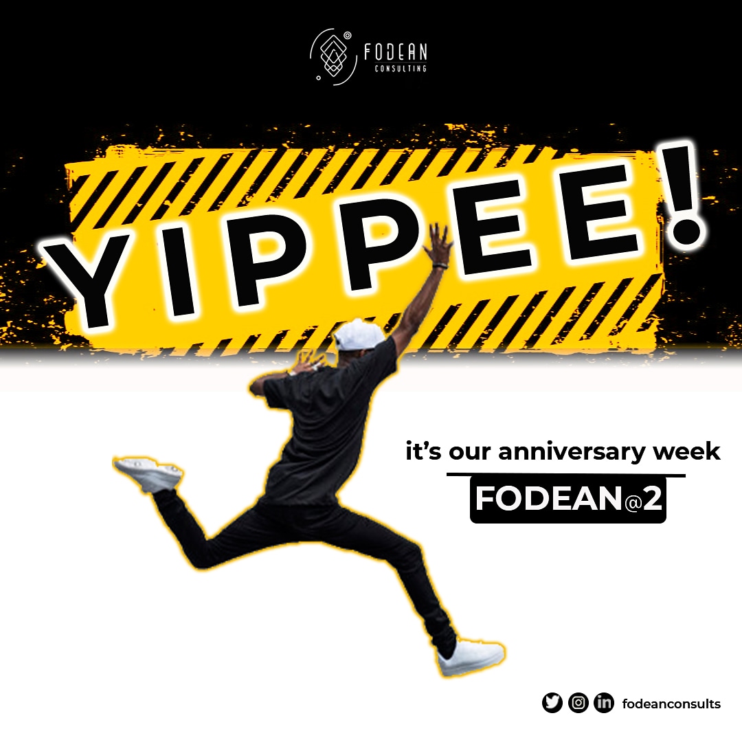 fodeanconsults's tweet photo. 2 years and counting, this week we would be doing lots of celebrating , and acknowledgment of some of our biggest supporters
.
.
Send us a DM for our freebies, and engage with our post

#2years #anniversary #consulting #FODEAN #fodeanconsults https://t.co/5lqDoriFzk