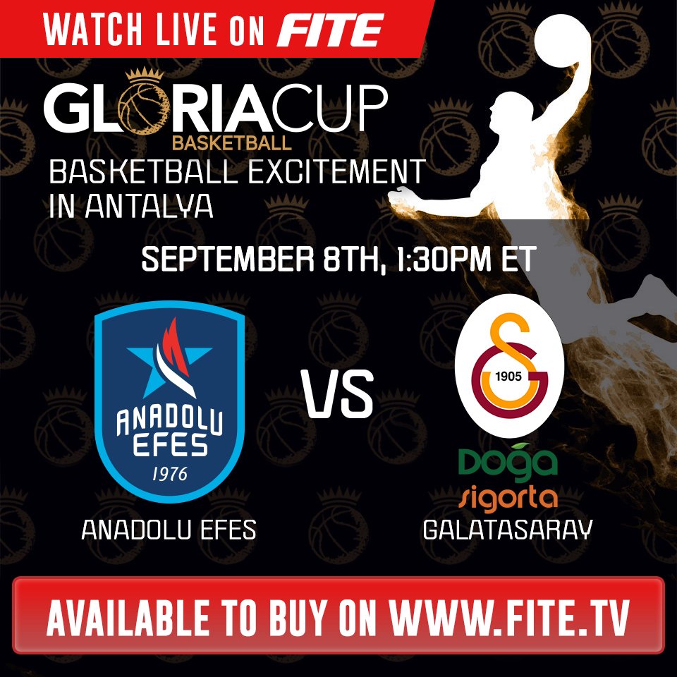 Triller_TV's tweet photo. 4⃣ teams take center today tomorrow as the #GloriaCup continues.
@AnadoluEfesSK vs @GSBasketbol
THEN...
#BCDNIPRO vs @TofasSporKulubu
The action kicks off at 10:30am ET on #FITE
See stars from #college and #NBA
Order the #basketball bundle and save
https://t.co/PelVpWzT93 https://t.co/pb4HO1VDt1