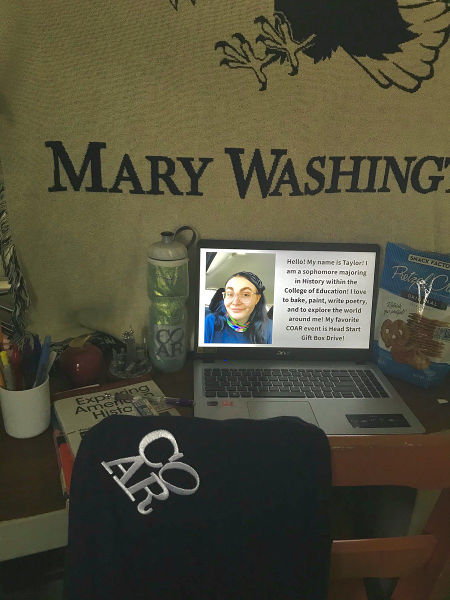 coarumw's tweet photo. Welcome Taylor, our next staff introduction! Check out out Taylor’s home office to see some of her belongings and learn about her interests! https://t.co/FwjJ3P6r39
