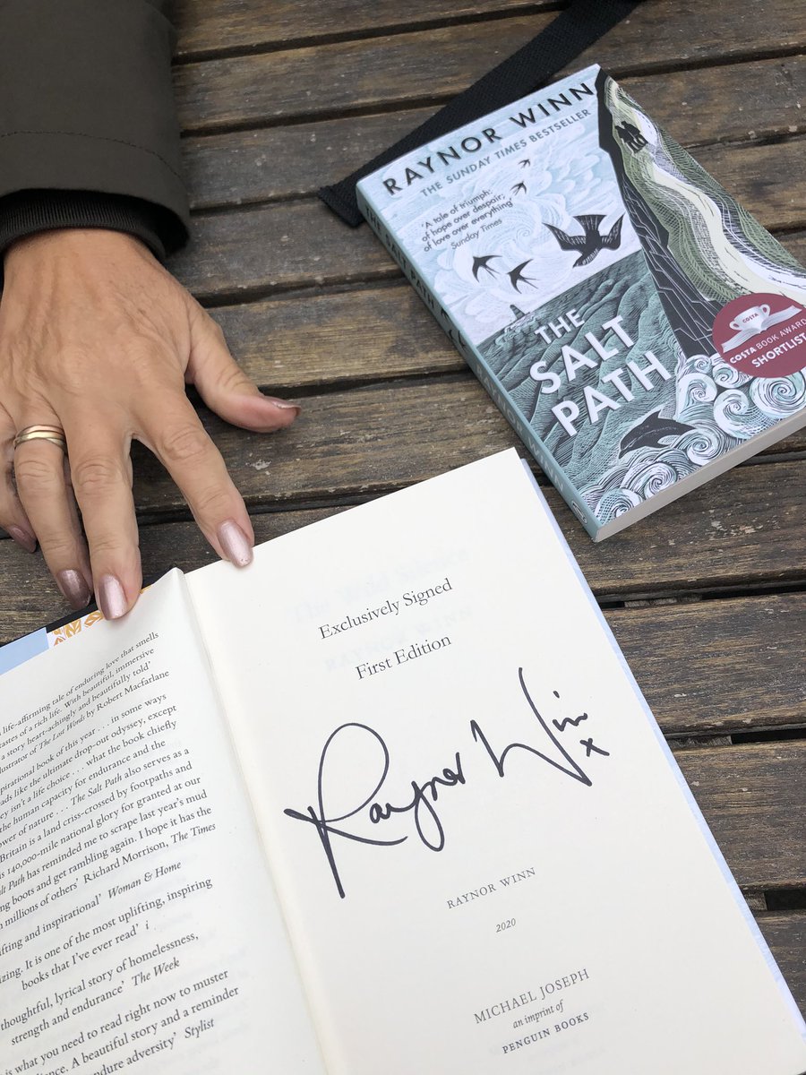 AloeGorgeous1's tweet photo. So can’t wait to get stuck into #TheWildSilence, #TheSaltPath by way my fav book in a long time, bought #TheSaltPath for my Mum #Raynor_Winn https://t.co/BbvNAPF6iP