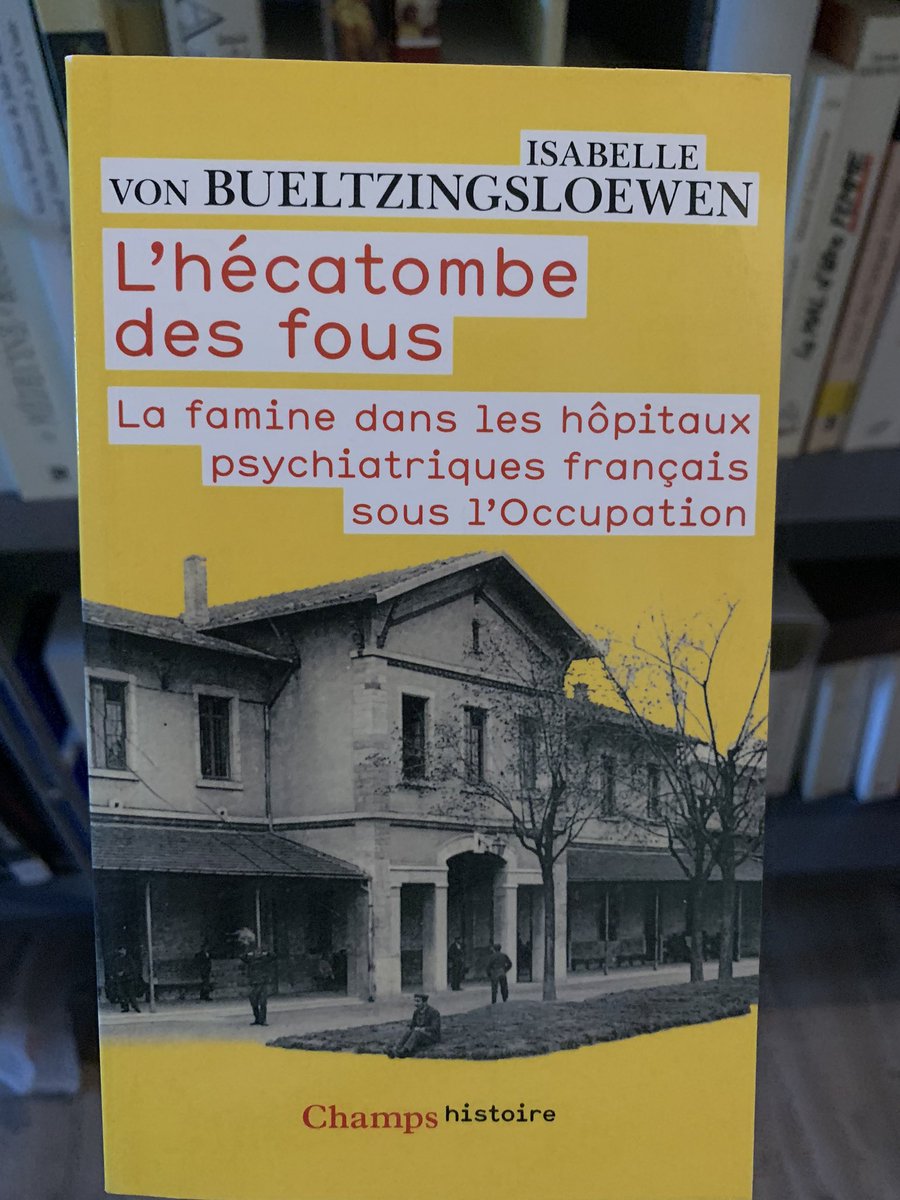 DimitriTilloi's tweet photo. Reçu un livre que je souhaitais lire depuis longtemps : « L’hécatombe des fous : la famine dans les hôpitaux psychiatriques français sous l’Occupation » par Isabelle von Bueltzingsloewen https://t.co/IoKfzdYAHv