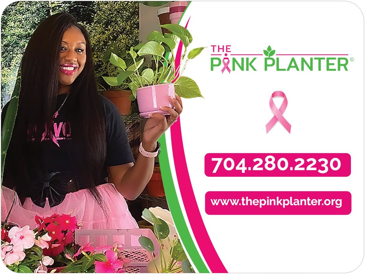 thepinkplanter's tweet photo. The Pink Planter donates pink potted plants to women battling breast cancer. To donate to our mission please visit our website at https://t.co/nlLzpT2Zx7 https://t.co/ji8KvElezY
