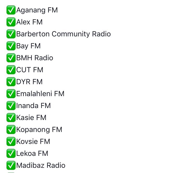 weplug_music's tweet photo. #ProjectWrap
The perfect soundtrack that gave us strength during lockdown; thank you to all the radio stations below for supporting @ELO_Zar’s #Bophelo ft @KommandaObbs!
#RadioSampling #RadioPlugging #WePlugMusic #MusicServiceAfrica https://t.co/a9O48w0IOu