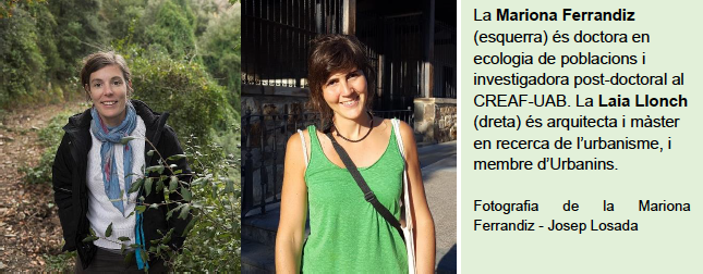 Adenc1982's tweet photo. @martacvila  biòloga i comunicadora científica, entrevista a @Marionafr i la Laia Llonch membres d’ @Urbanins_ 

Parlem del projecte #VivimRespiremReplantegemSabadell 🦋🌷🐌🚲🛴🙋

Entrevista completa en el següent enllaç ✅👇🤓
https://t.co/qLXsAtmlTX https://t.co/hUsTvCRRig