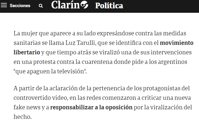 juan_amorin's tweet photo. Toman una fake news y le agregan signos de pregunta. Recién en los últimos dos párrafos aclaran que es todo mentira, que los pibes no son de La Cámpora.

Increíble🤦🏻‍♂️ https://t.co/CApKv5tdtK