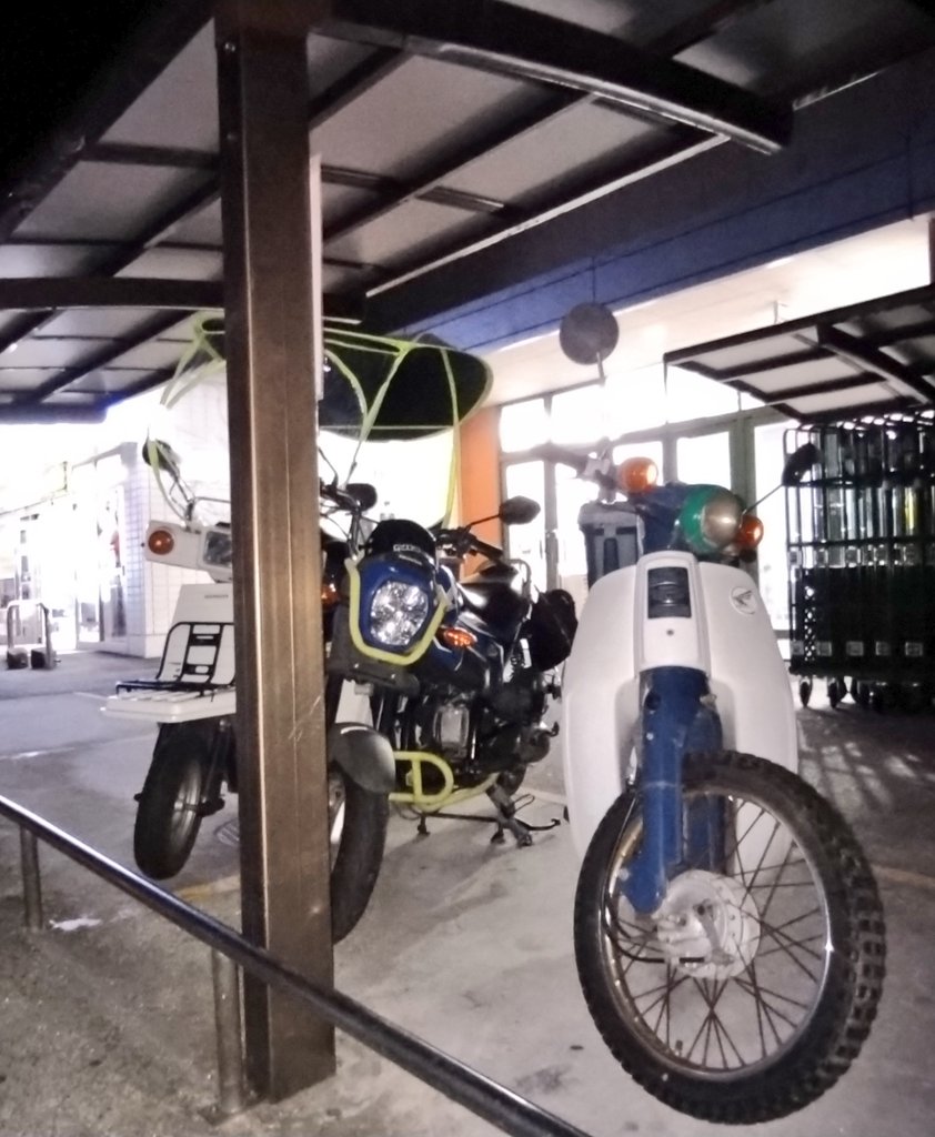 LifeDunk_5MT's tweet photo. マイバイク集結
#スーパーカブ #C50
#NAVI110 #JF65
#ジャイロX #TD01
#HONDA https://t.co/Gwhln2I1qP