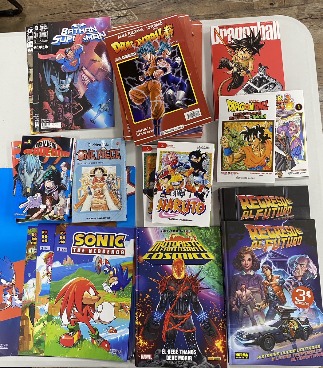 garhis_regalos's tweet photo. 👉Novedades, encargos y reposiciones en cómics y anime 😄
Empezando el lunes pensando en que leer el finde‼️
#comics #comicsmarvel #comicsdc #dccomics #marvelcomics #librosmarvel #anime #manga #animenaruto #manganaruto #naruto #onepiece #mangaonepiece #animeonepiece #dragonball https://t.co/Ov1SBJQZUj